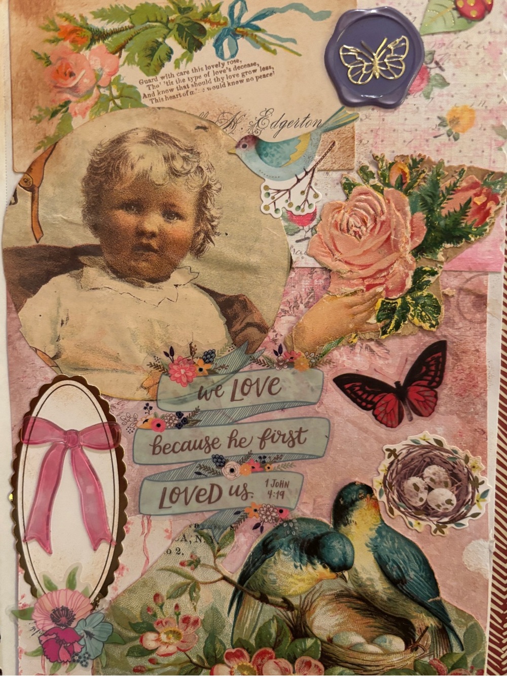 Vintage Ephemera Card